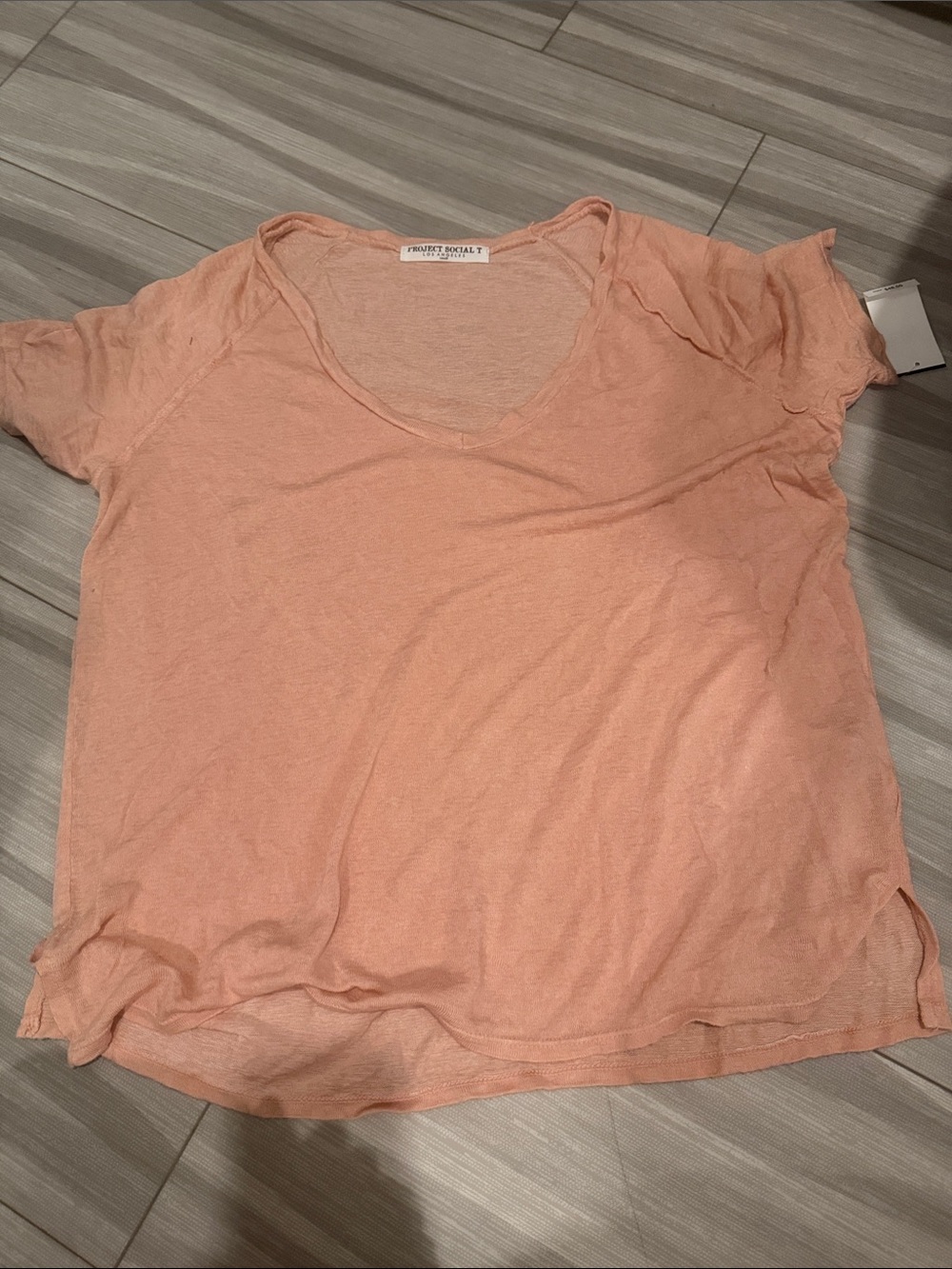 Project Social T peach top